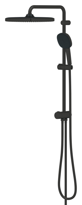 Coloana dus Grohe 269772431, 1.5 m, 110 mm, 736 mm, 250 mm, 3 functii para dus, 1/2 conexiune furtun, Negru [4]