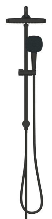 Coloana dus Grohe 269772431, 1.5 m, 110 mm, 736 mm, 250 mm, 3 functii para dus, 1/2 conexiune furtun, Negru [3]