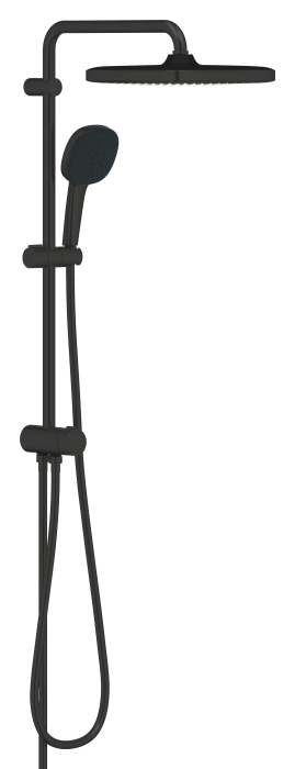 Coloana dus Grohe 269772431, 1.5 m, 110 mm, 736 mm, 250 mm, 3 functii para dus, 1/2 conexiune furtun, Negru [2]