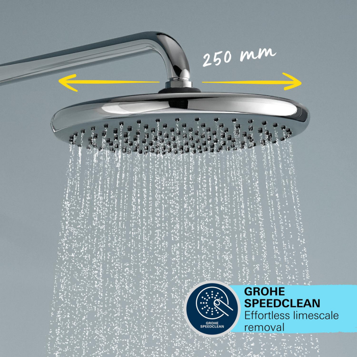 Coloana dus Grohe 26989001, 1.5 m, 110 mm, 1136 mm, 250 mm, 2 functii para dus, 1/2 conexiune furtun, Crom [7]