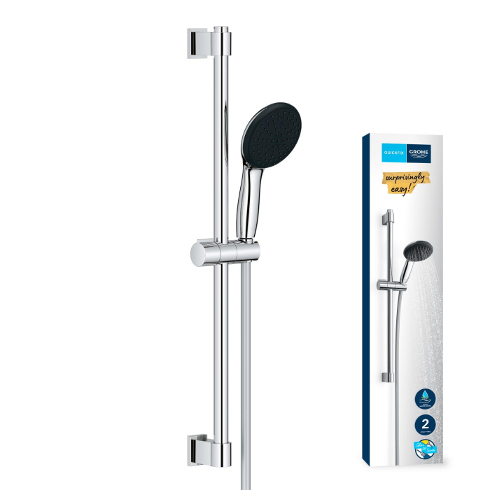 Coloana dus Grohe 27948001, 1.75 m, 110 mm, 620 mm, 2 functii para dus, 1/2 conexiune furtun, conexiune universala, Crom [10]