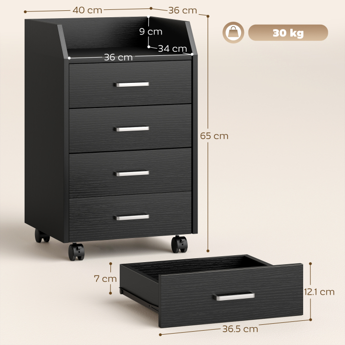  comoda birou,comoda birou cu roti, comoda documente, comoda pe roti, comoda cu sertare, mobilier birou [3]