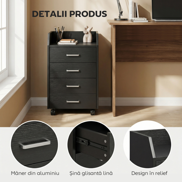  comoda birou,comoda birou cu roti, comoda documente, comoda pe roti, comoda cu sertare, mobilier birou [6]