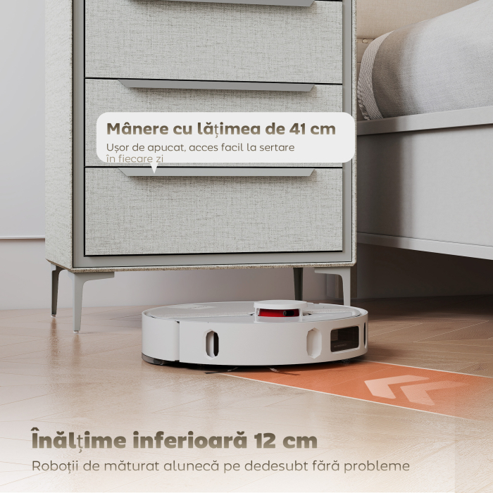  Comoda cu 4 Sertare in Otel cu Acoperire in tesut cu Efect de In, 60x36x88 cm, Gri [6]