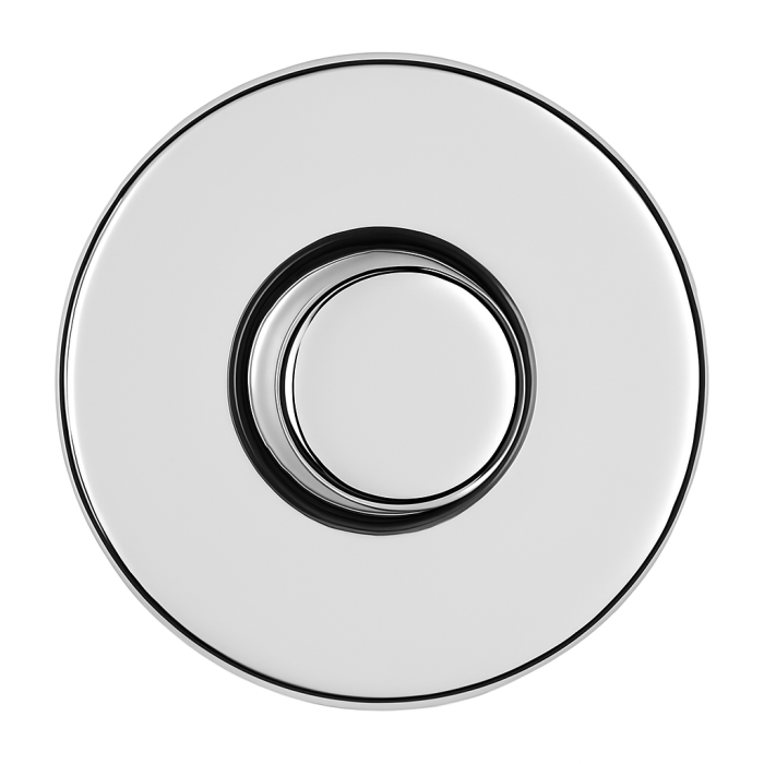 Comutator dus Remer Rubinetterie Tempor TE30, design minimalist, finisaj cromat, alama sanitara [1]