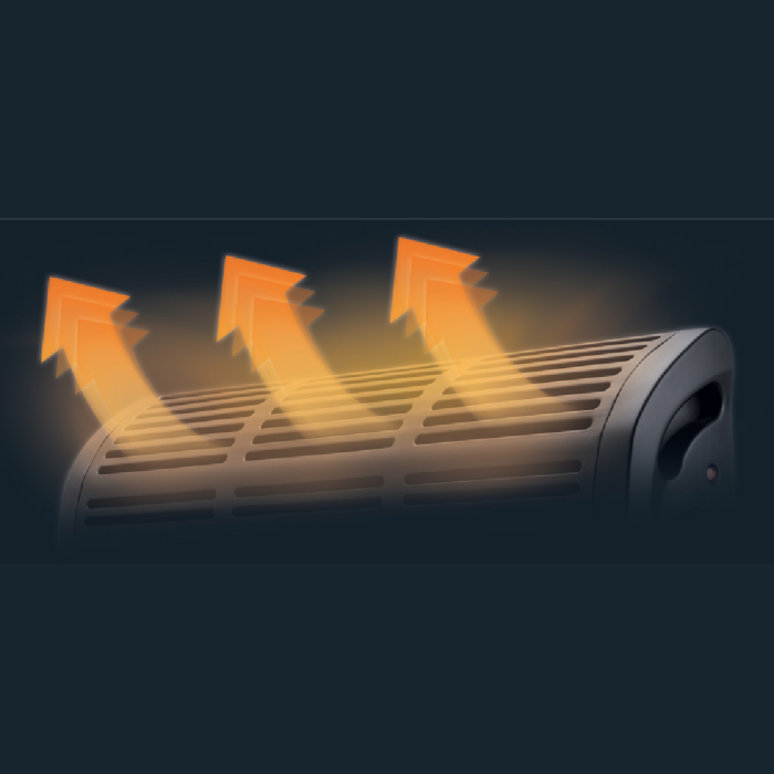Convector Rowenta Vectissimo CO3035F1, reglabil, termostat mecanic, functie turbo, Negru [4]