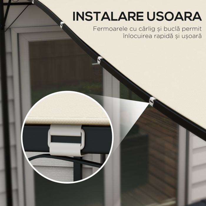  Copertina de rezerva pentru pergola 2,5 x 3(m), Bej [6]