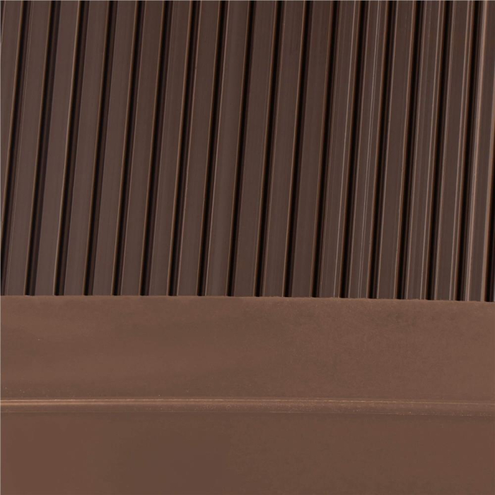Copertina dubla protectie usa si fereastra, policarbonat cu protectie UV, 200 x 100 cm, maro transparent [12]
