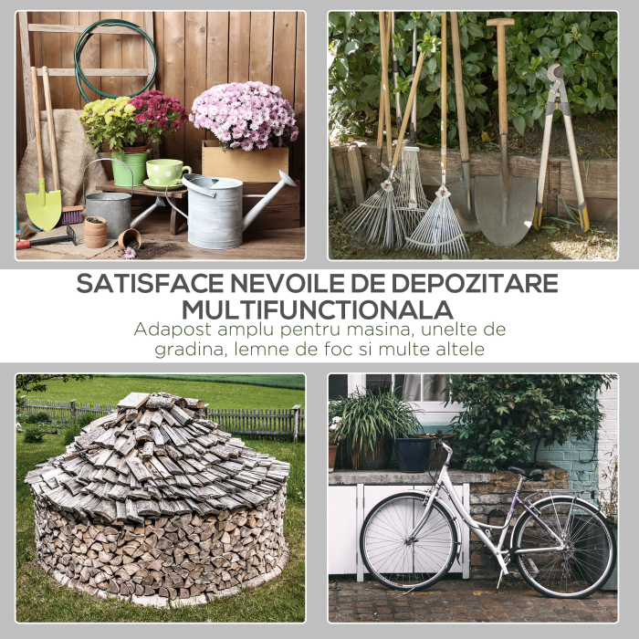  Copertina Garaj 2,8×2,4 m - Protectie Auto, Moto, Biciclete [7]
