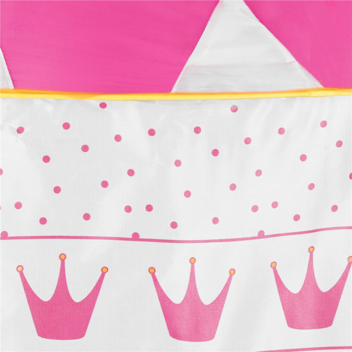 Cort Castel de joaca pentru copii, pliabil, 100x140 cm, roz [8]