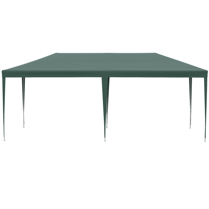  Cort de Gradina cu Orificii de Drenaj, Pereti Detasabili si Ferestre, 6x3 m, Verde [9]