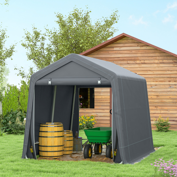  Cort Garaj 240×200×202 cm - Exterior pentru Biciclete & Moto [9]