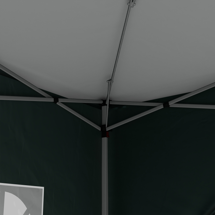  Cort impermeabil 3x3 m pentru gradina, din Oxford, Verde [8]