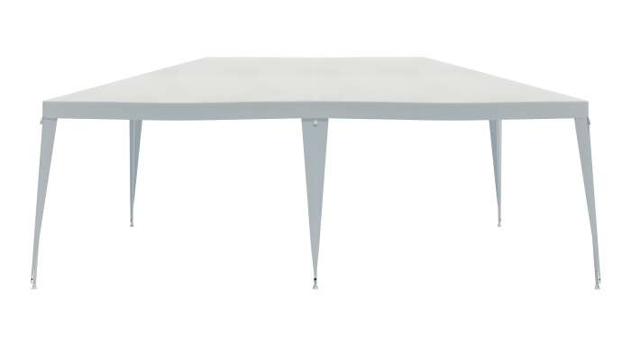 Cort pavilion de gradina, 600x300 cm, impermeabil cu rezistenta UV, alb [11]