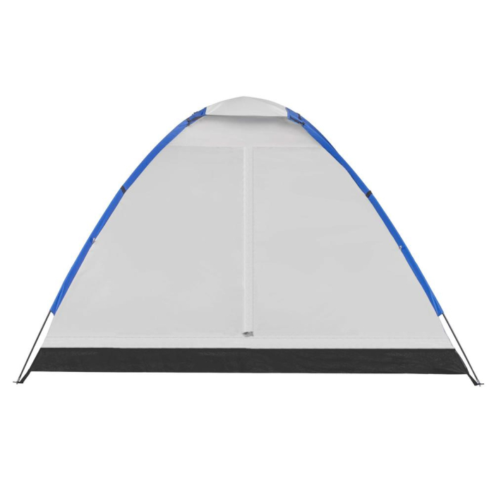 Cort camping 4 persoane impermeabil terasa protectie uv, 210x240x130 cm, ventilatie, gri albastru [3]