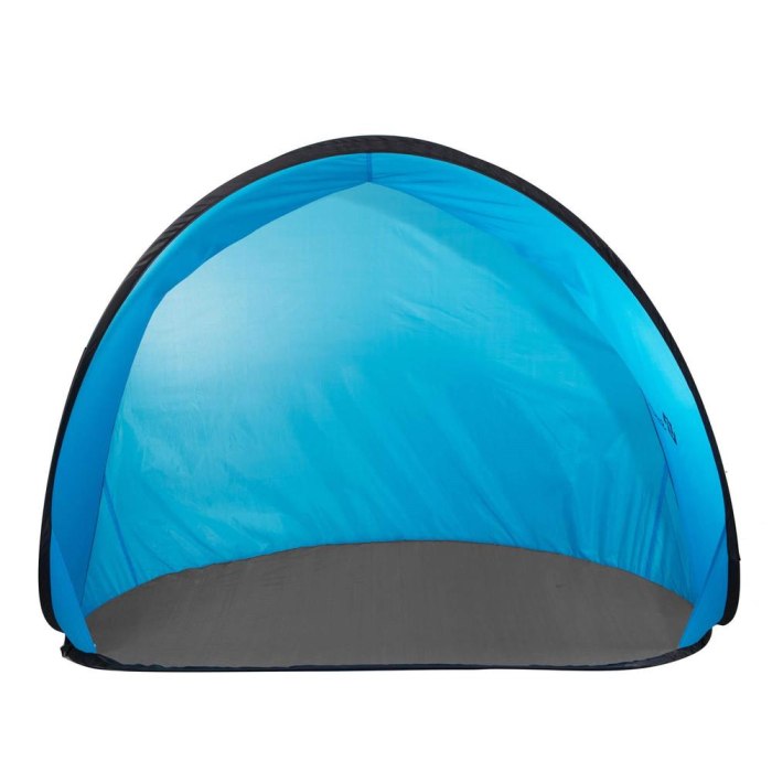 Cort plaja si picnic semi-deschis Sersimo, protectie UV, 150x90x90cm, albastru gri [4]