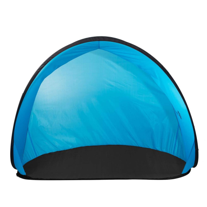 Cort plaja picnic semi-deschis protectie uv pop-up, 150x90x90 cm, montaj rapid, albastru negru [5]