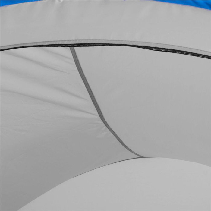 Cort plaja si picnic semi-deschis Sersimo, protectie UV, 200x120x110cm, gri [8]