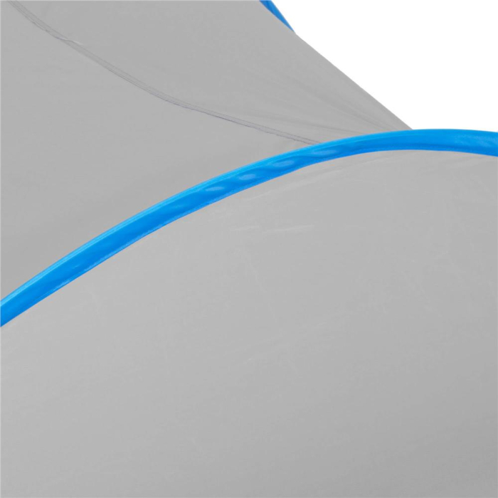 Cort plaja si picnic semi-deschis Sersimo, protectie UV, 200x120x110cm, gri [4]