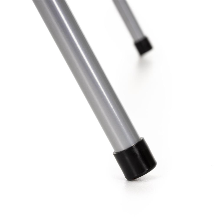 Cos de gunoi selectiv cu 3 compartimente, cadru metalic si capace PP, 98x42x74 cm [12]