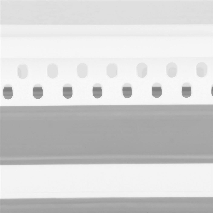 Cos de rufe pliabil tip lighean, cu manere, din plastic si silicon, 53x38x24cm, 24litri, gri [10]