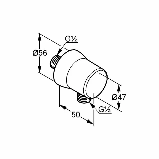 Cot conector dus Kludi Sirena [2]