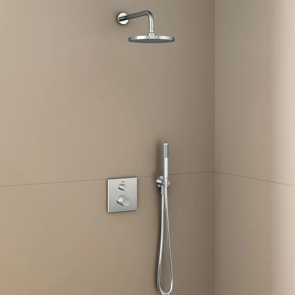 Cot de iesire dus cu suport Ideal Standard Multisuite crom lucios [2]