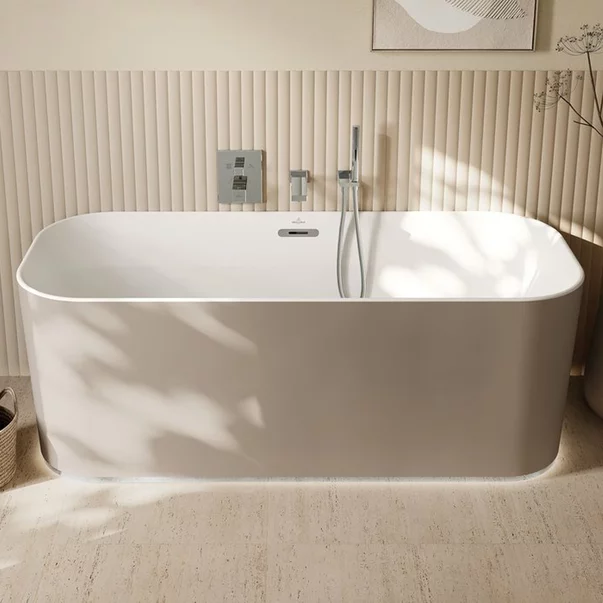 Cot de iesire dus Villeroy&Boch Universal patrat cu suport para crom lucios [2]