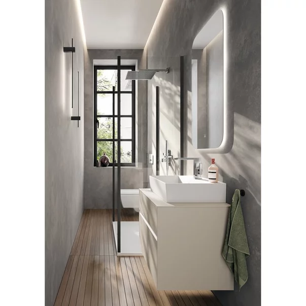 Cot de iesire dus Villeroy&Boch Universal patrat cu suport para crom lucios [7]