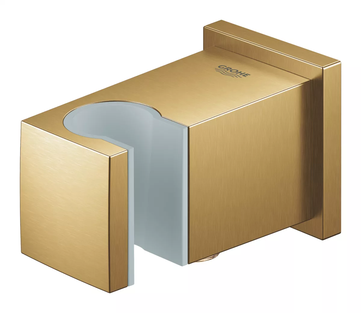 Cot de iesire Grohe Euphoria Cube, 1/2'' x 1/2'', suport para, mat, auriu, 26370GN0 [2]