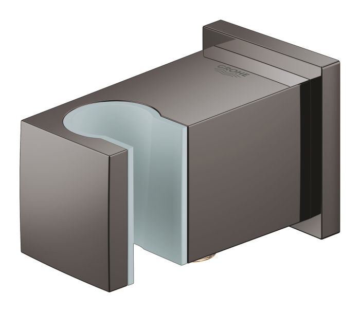 Cot iesire dus Grohe 26370A00, Euphoria Cube, 1/2'' x 1/2'', suport para, lucios, grafit [2]