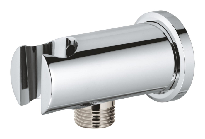 Cot iesire dus Grohe 26658000, 86 mm, 48 mm, 1/2 diametru filet iesire, 1/2 diametru filet alimentare, Crom [3]