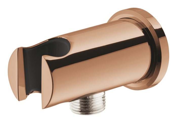 Cot iesire dus Grohe 26658DA0, Rainshower, 1/2'' x 1/2'', suport para, lucios, cupru [3]