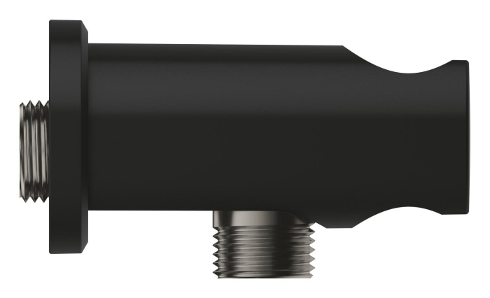 Cot iesire dus Grohe 26658KF0, RainShower, universal, 1/2'' x 1/2'', suport, mat, negru [2]