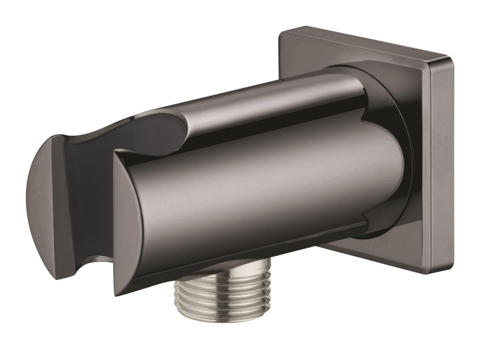 Cot iesire dus Grohe 26659A00, Rainshower SoftSquare, 1/2'' x 1/2'', suport para, lucios, grafit [3]