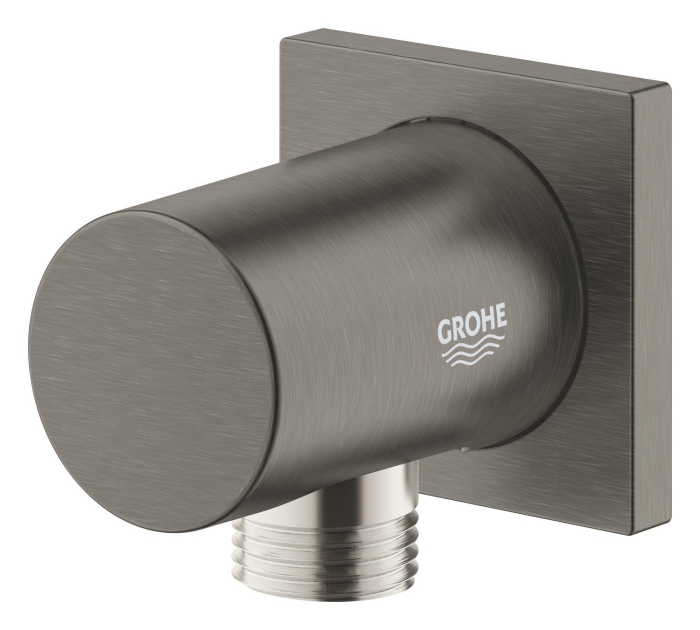 Cot iesire dus Grohe 27076AL0, Rainshower Cube, 1/2'' x 1/2'', mat, grafit [3]