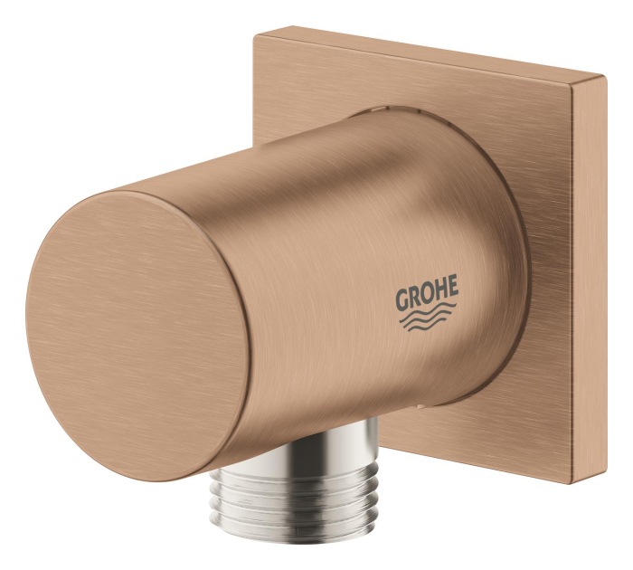 Cot iesire dus Grohe 27076DL0, Rainshower Cube, 1/2'' x 1/2'', mat, cupru [3]