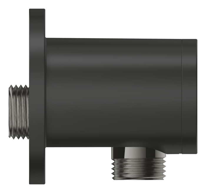 Cot iesire dus Grohe 286712431, 65 mm, 67 mm, 1/2 diametru filet iesire, 1/2 diametru filet alimentare, Negru [2]