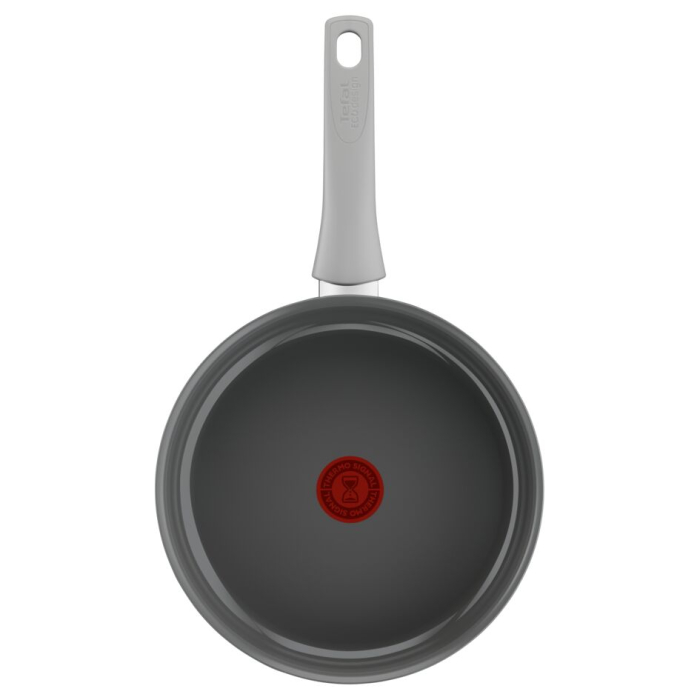 Cratita 24cm Tefal Renew On C4273232, 100% aluminiu reciclat, indicator Thermo-Signal, compatibil cu inductia, invelis ceramic, gri [2]