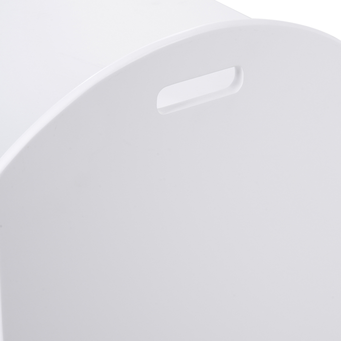  Cufar Depozitare Jucarii din Lemn, Cutie Organizare pentru Camera Copii, Alb, 62×40×46.5 cm [8]