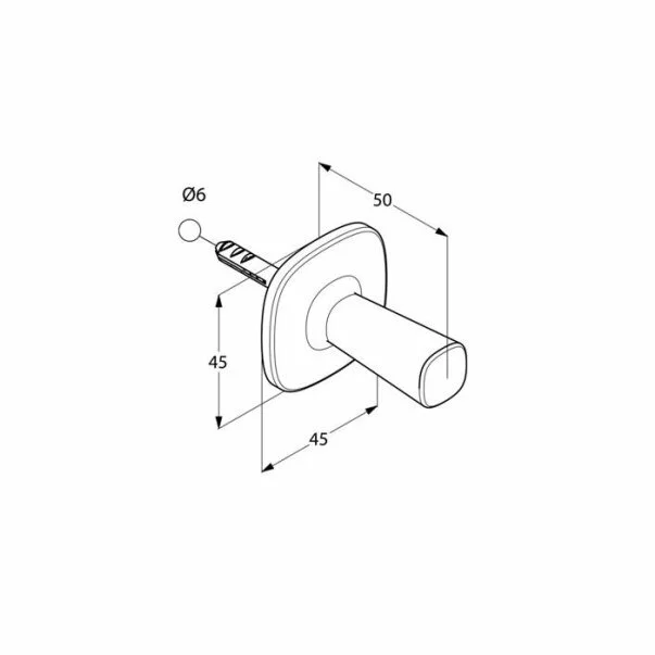 Cuier crom Kludi Amba [2]