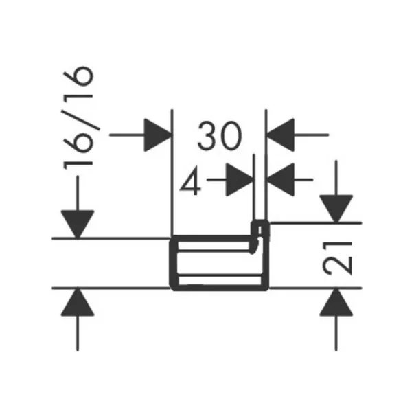 Cuier Hansgrohe AddStoris bronz periat [2]