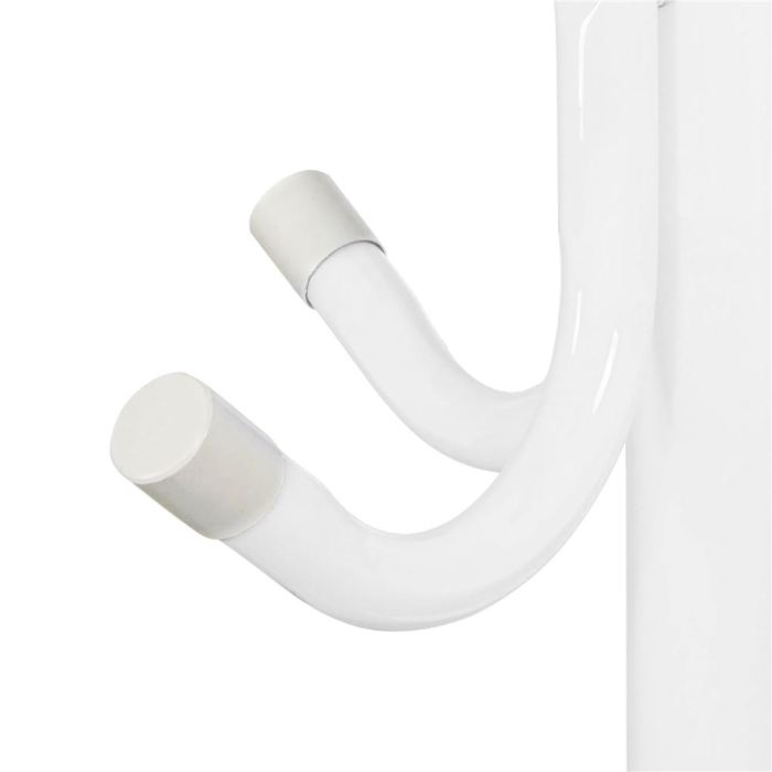 Cuier tip pom metalic Sersimo, 12 agatatoare, 177cm, alb [6]