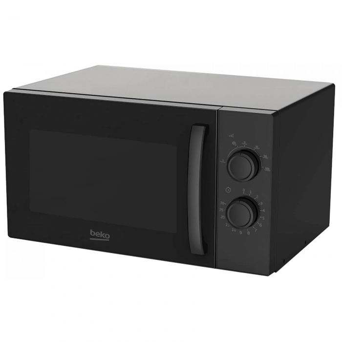 Cuptor cu microunde Beko MOF23300B, putere 900 W, 23 L, functie dezghetare, grill, 6 niveluri de putere, timer mecanic, Negru [2]