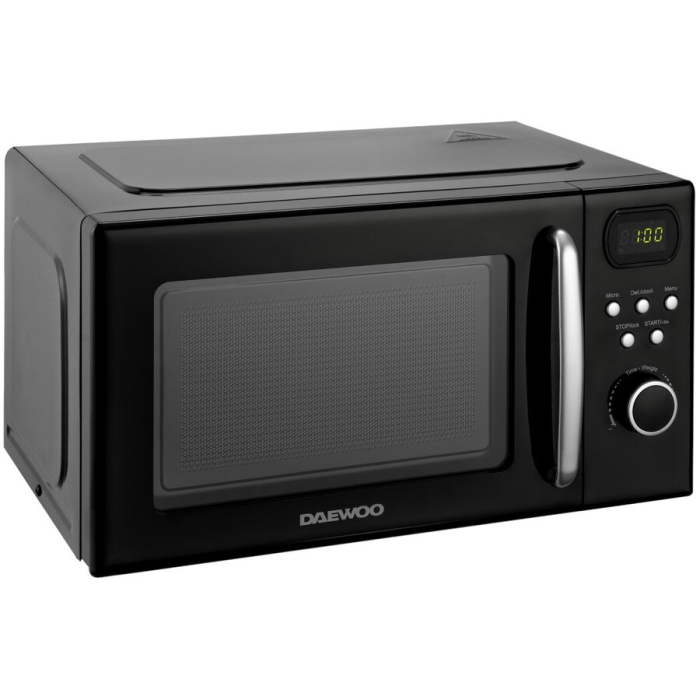 Cuptor cu microunde Daewoo KOR-6S2BK-2, microunde, putere w 700, capacitate l 20, numar programe 8, trepte de putere 5, negru [4]