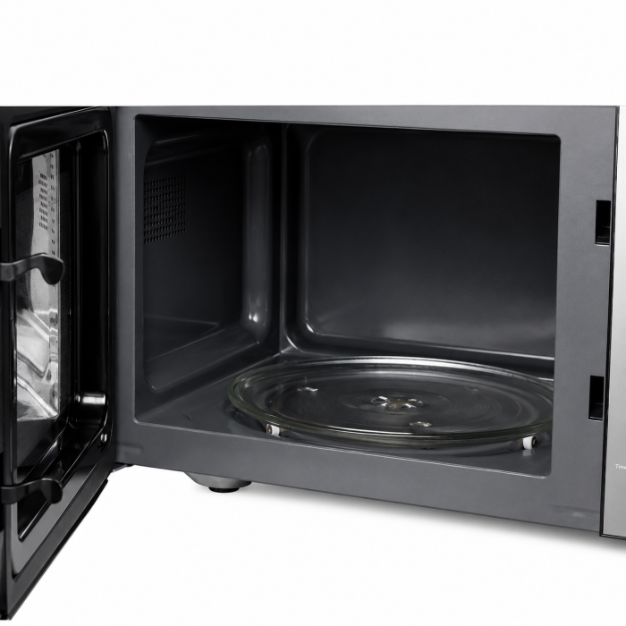 Cuptor cu microunde HAEGER MAGIC MICRO 26, Capacitate 26L, Putere 800W, 5 niveluri putere si dezghetare, Gatire automata si expresa, Ecran Digital, Argintiu [4]
