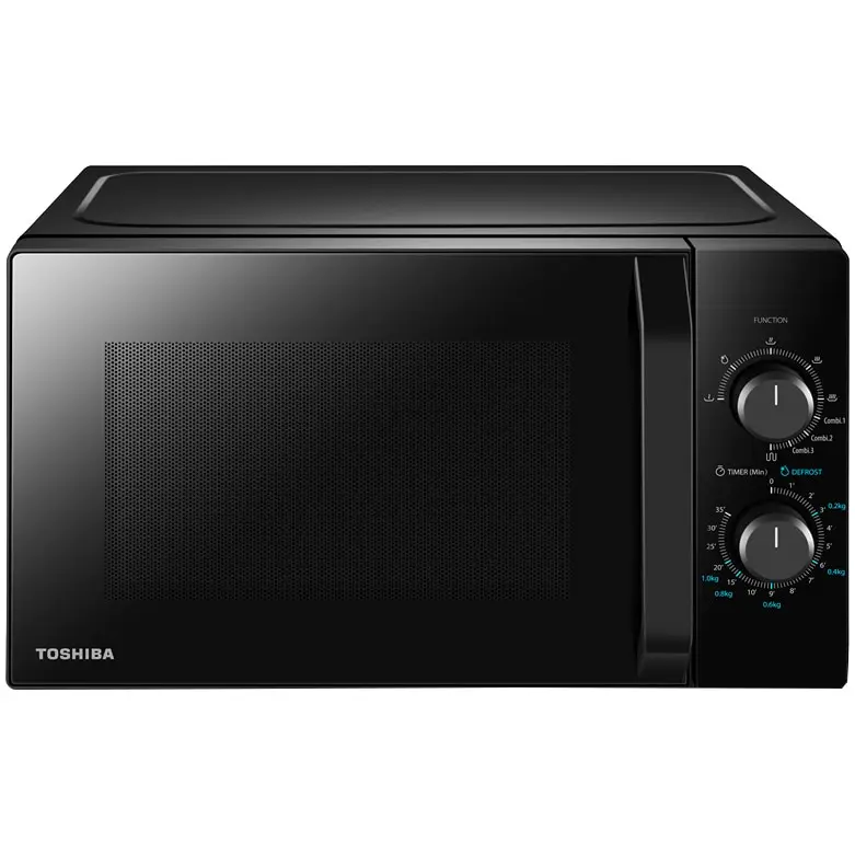 Cuptor cu microunde Toshiba MW2-MG20PBK, microunde, putere w 800, capacitate l 20, numar programe 3, trepte de putere 5, negru [3]