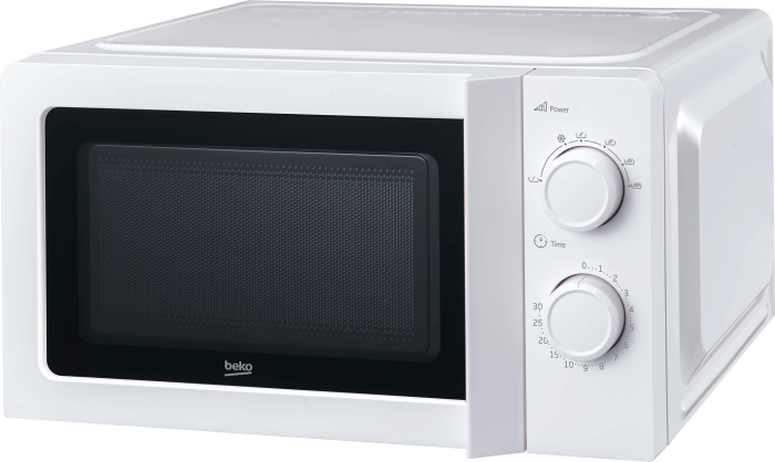 Cuptor cu microunde Beko MOC201002W, 20 L, 700 W, 6 niveluri de putere, dezghetare, control mecanic, alb [2]