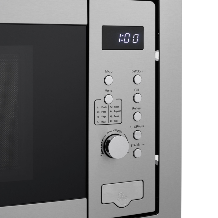 Cuptor microunde Daewoo KOC-25X-2, 850 W, 5 trepte, 25 l, 59.5 cm, 36.75 cm, 38.5 cm, 8 programe, Inox [5]