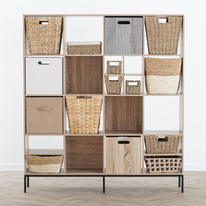 Cutie depozitare 5Five din lemn MDF, pentru raft, 30x30x30 cm, natur [2]